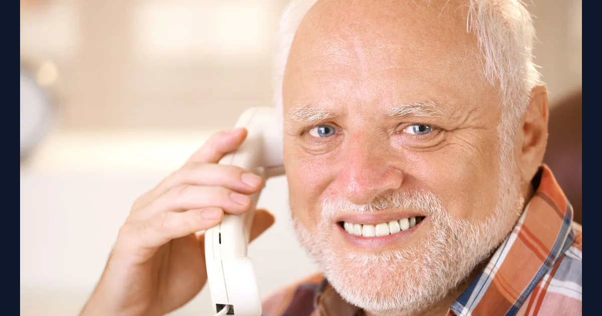 Hide the Pain Harold meme reference preview (reference preview)