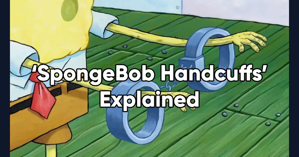 SpongeBob Handcuffs meme reference preview (reference preview)